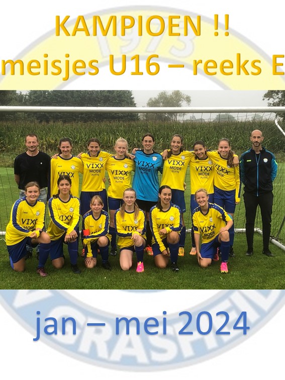 u16meisjes kampioen