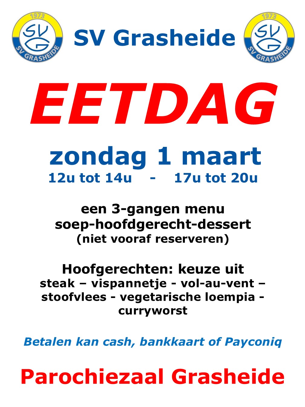 eetdag 1 maart